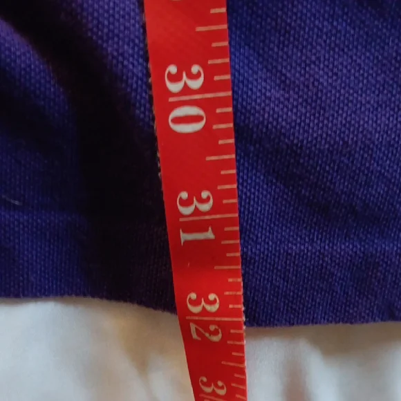 Polo Ralph Lauren Mens Purple Short Sleeve Polo Shirt LT Tall Yellow Pony Logo - Picture 10 of 10